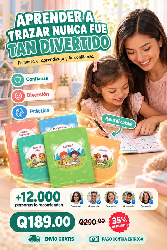 Cuaderno de práctica mágica para niños